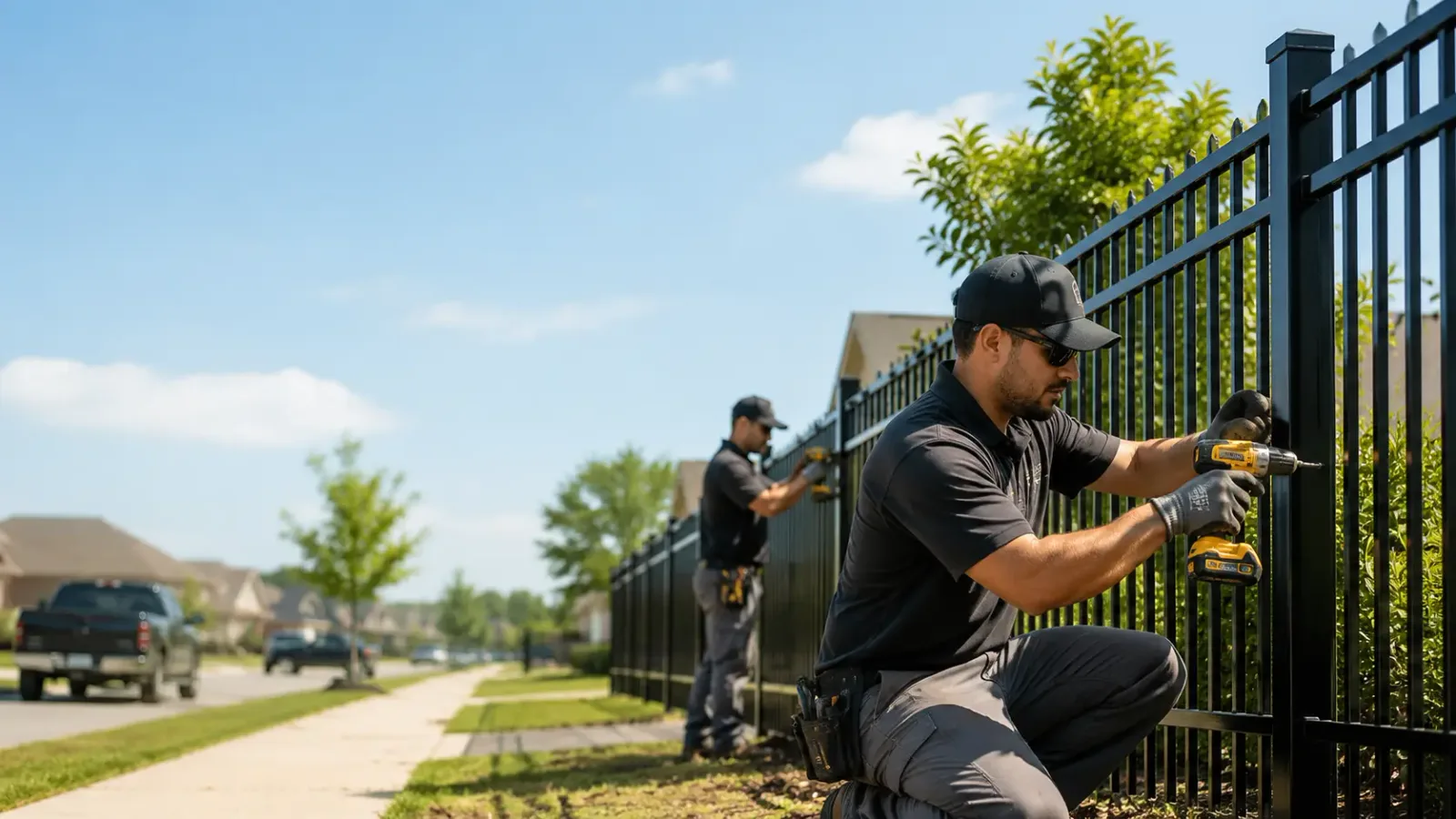 Metal Fence Installation in Trent, TX